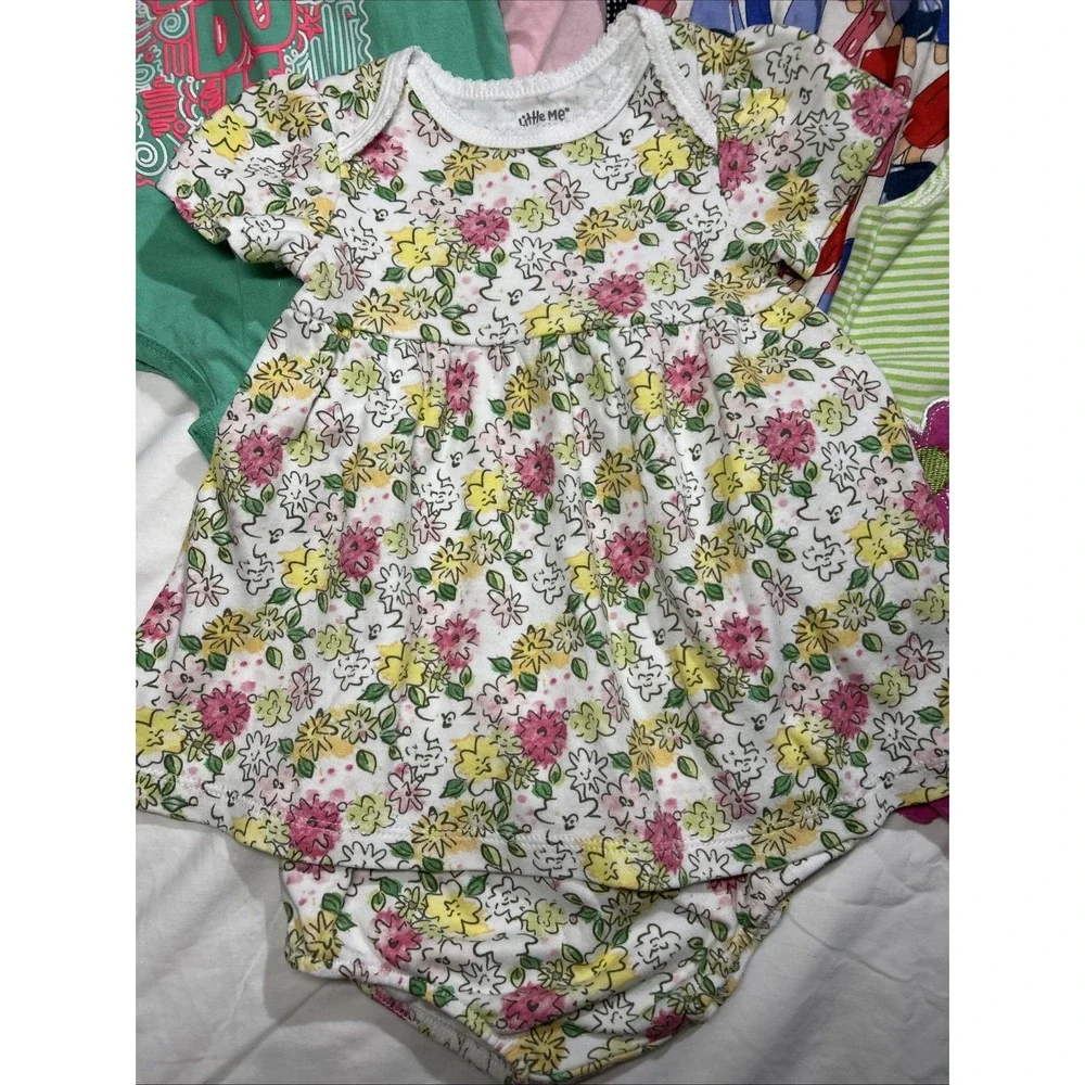 Baby Girl 6-9 Mo Lot Of 15 Summer Little Me Nike Carters Gap Ralph Lauren B146